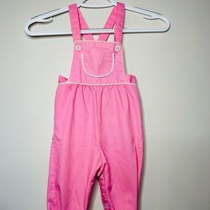 Vintage pink Healthtex overalls
